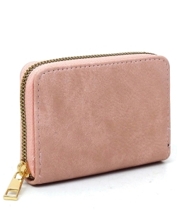Fashion Solid Color Mini Wallet AD017 BLUSH/